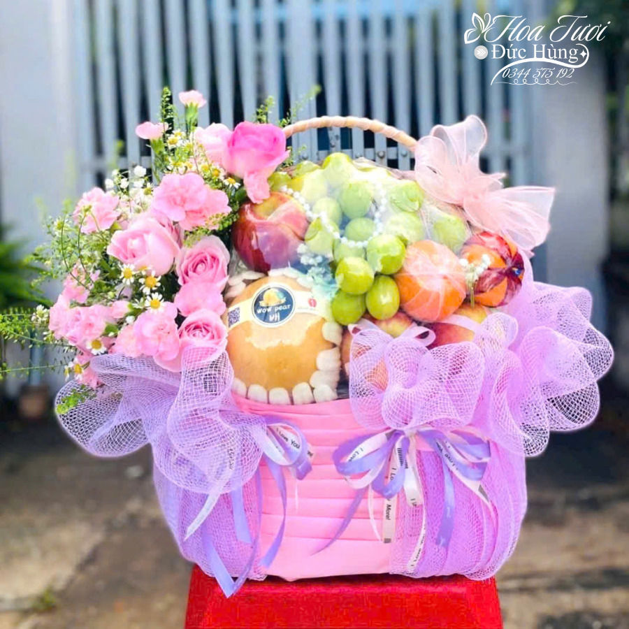 Giỏ Hoa Quả Khai Trương